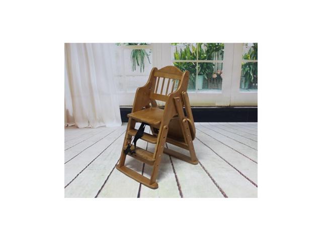 foldable wooden high chair