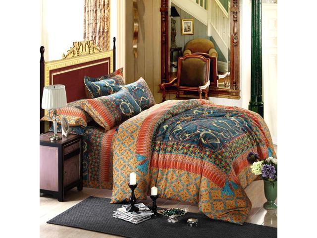 Northern Lights Long Staple Cotton Sateen Series Duvet Cover Flat