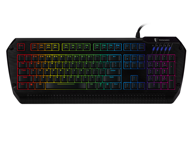 Tesoro TS-G5SFL BL Lobera Spectrum Blue Switch Single Key Full Color RGB Backlit Illuminated Mechanical Gaming Keyboard