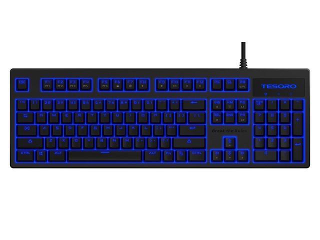 Tesoro Excalibur G7NL V2  TS-G7NL-V2 Blue Mechanical Switch Blue LED Backlit Illuminated Mechanical Gaming Keyboard (New Version)