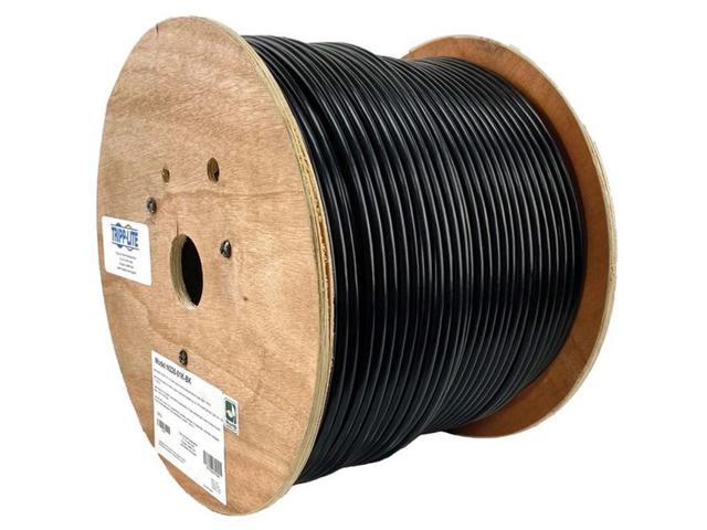 TRIPP LITE N228-01K-BK 1000 ft. Cat6/Cat6e 600 MHz Solid-Core Outdoor ...