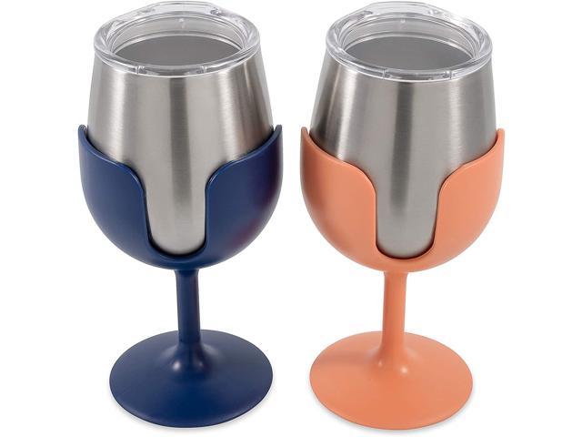 Camco 51917 Libatc Wine Tumbler Set 8oz.