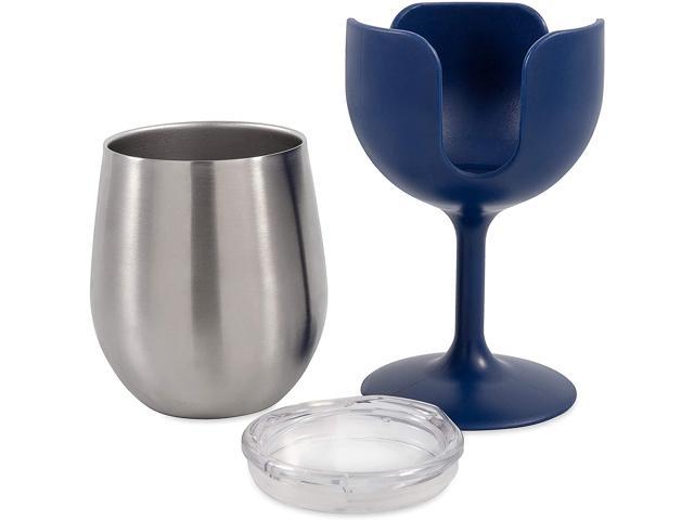 Camco 51917 Libatc Wine Tumbler Set 8oz.