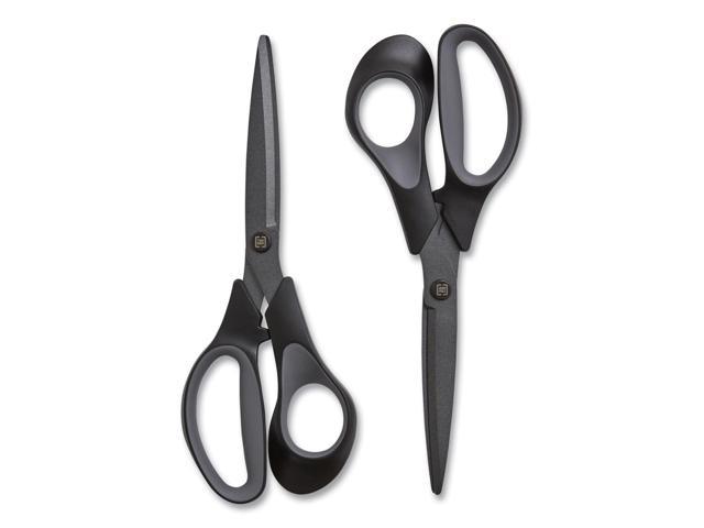 TRU RED™ 8 Non-Stick Titanium Coated Scissors, Straight Handle, 2/Pack  (TR55014)