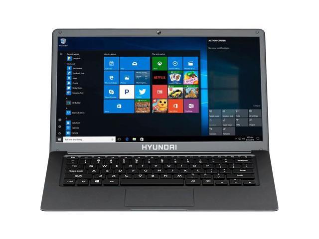 Hyundai Laptop HyBook Intel Celeron N4020 4 GB LPDDR4 Memory 128 GB SSD Intel UHD Graphics 600 14.1" Windows 10 Pro HT14CCIC44EGP