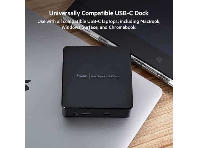 Belkin USB-C Dual Display Docking Station INC002ttBK - Newegg.ca