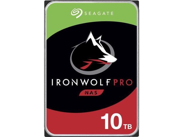 Seagate IronWolf Pro ST10000NE000 10TB 7200 RPM 256MB Cache SATA 6.0Gb/s 3.5" Hard Drive Bare Drive