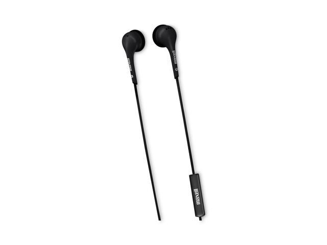 Maxell EB125M Earbud with In-line Microphone Rubberized Ear Tip 6 Cord (199930)