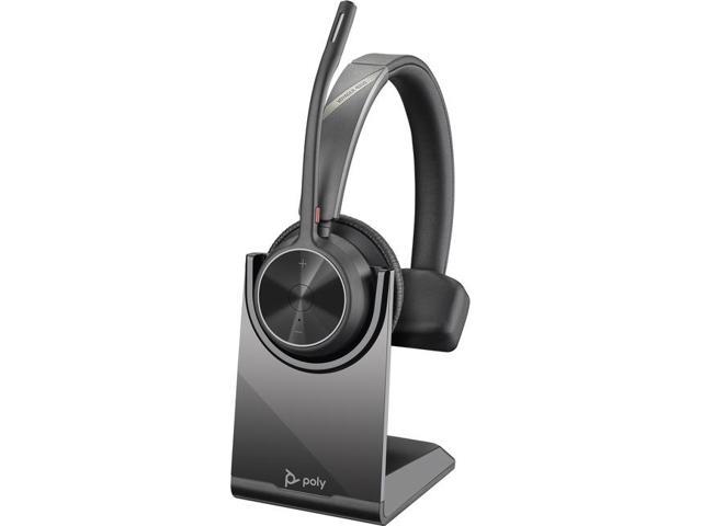 Poly Voyager 4300 UC 4310-M Headset (Plantronics)- Mono - USB Type C - Wired/Wireless - Bluetooth - 164 ft - 20 Hz - 20 kHz - Over-the-head - Monaural - Ear-cup - 4.92 ft Cable - Noise Cancelling