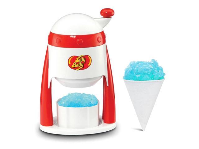 Jelly Belly Portable Ice Shaver Snow Cone Machine With Bonus Ice Molds