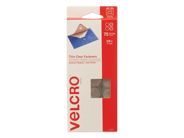  VELCRO Brand - Thin Clear Fasteners, Perfect for Home or  Office