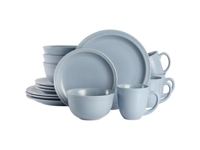 Gibson Siam Matte Blue16pc Dinnerware - Newegg.com