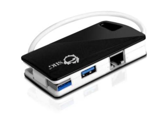 SIIG, INC. JU-H30112-S1 ADDS THREE USB 3.0 PORTS AND ONE GIGABIT ETHERNET PORT TO YOUR COMPUTER