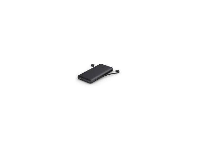 Belkin Boost Charge Plus Black 10000 Mah 10k Usb C Power Bank With Integrated Cables Bpb006btblk 0075