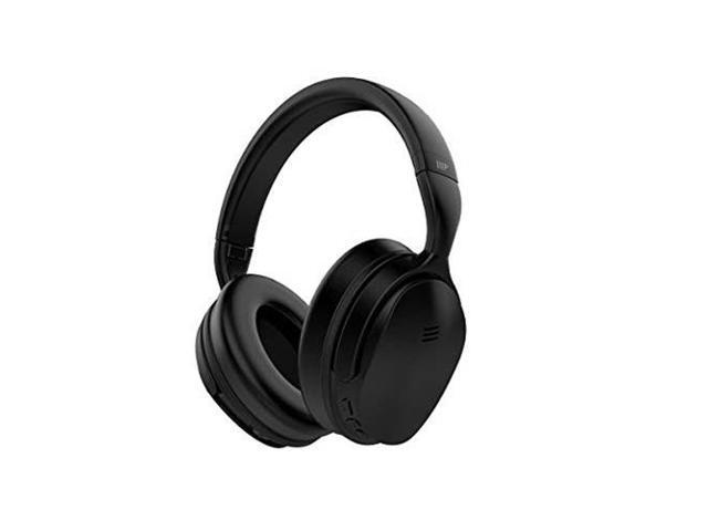 Monoprice BT-300ANC Bluetooth Wireless Over Ear Headphones with Active Noise Cancelling (ANC) and Qualcomm aptX Audio - Black