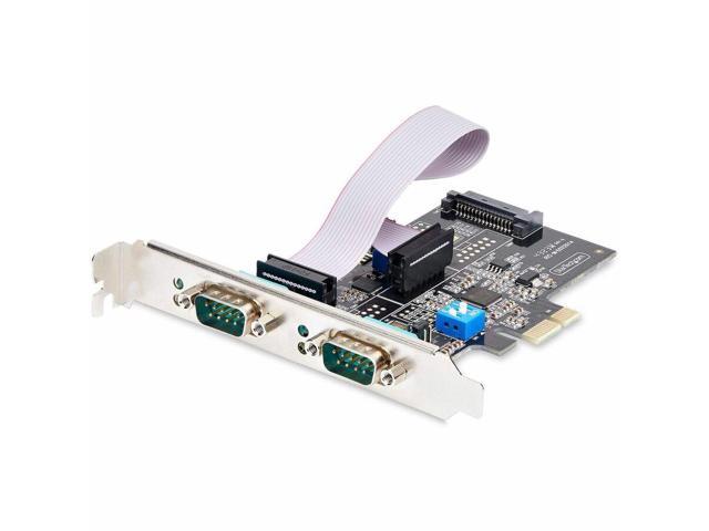StarTech Dual-Port PCI Express to DB9 Serial Card 2S232422485-PC-CARD