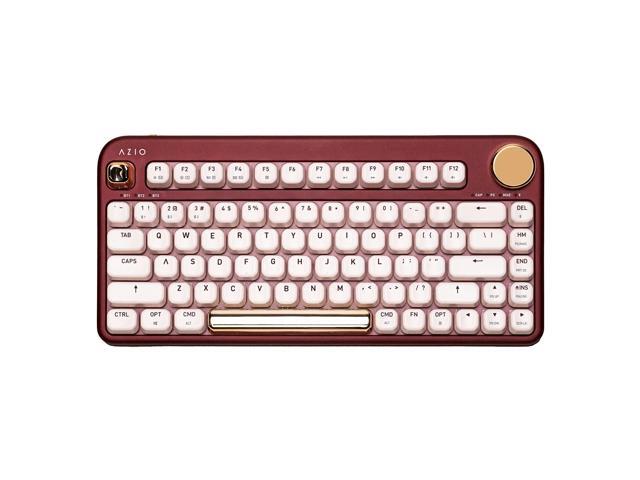 AZIO IZO Wireless Bluetooth Mechanical Keyboard Baroque Rose