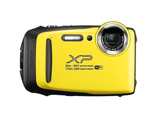 Fujifilm FinePix XP130 16.4MP Digital Camera Yellow Full-HD Wi-Fi ...
