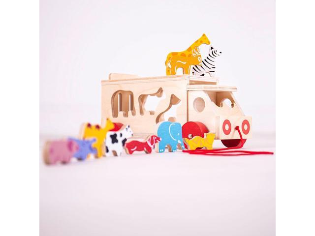 bigjigs animal shape lorry