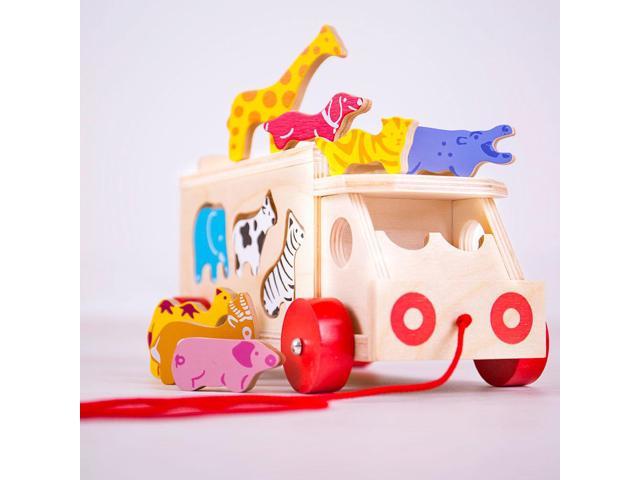 bigjigs animal shape lorry