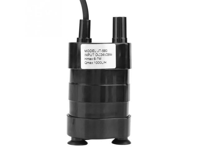 24V High Hydraulic Head Submersible Water Pump DC Brushless Mini Boost Water Pump for Water Heater