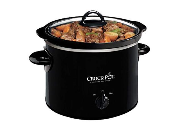 New Crock-Pot SCR503SP 5-Quart Round -3 Heat Manual Control Original Slow  Cooker