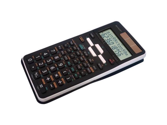 Sharp EL-506TSBBW Engineering/Scientific Calculator, Black