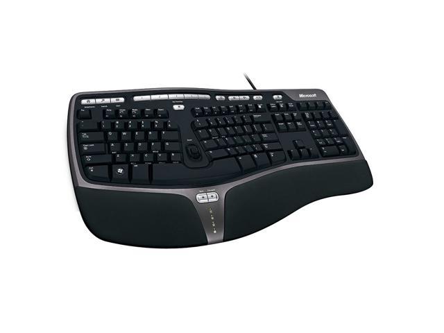 Microsoft Natural Keyboard 4000 for Business 5QH-00001 Black 104 Normal Keys USB Wired Ergonomic Keyboard