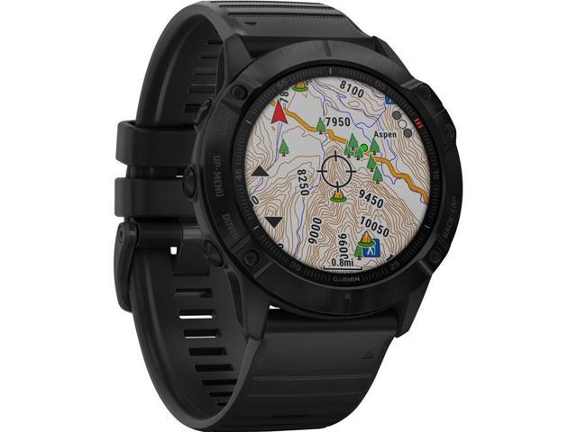 Garmin Fenix 6X Pro, Premium Multisport GPS Watch, -Black with Black Band - (010-02157-00)