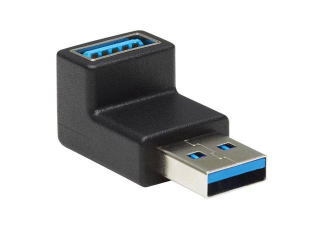 TRIPP LITE U324-000-UP USB 3.0 SUPERSPEED ADAPTER - USB-A TO USB-A, M/F, UP ANGLE, BLACK