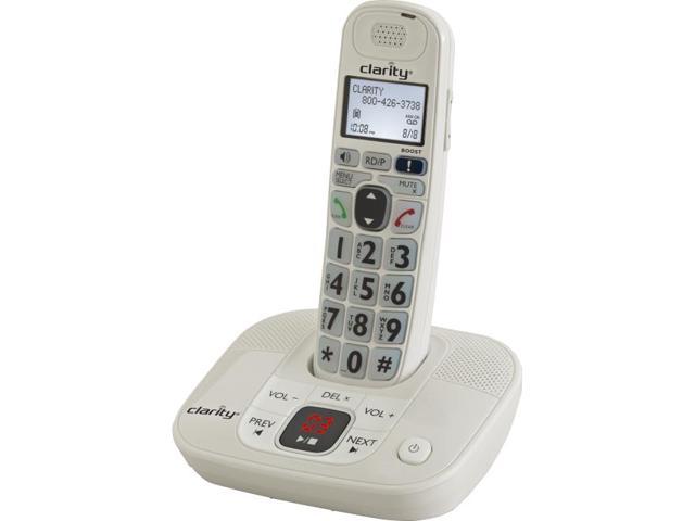Clarity D712 Digital DECT 6.0 Cordless Phone Integrated Answering Machine