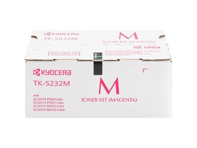 Magenta Toner Cartridge for Kyocera TK-5232M ECOSYS M5521cdw, ECOSYS P5021cdw, Genuine Kyocera Brand