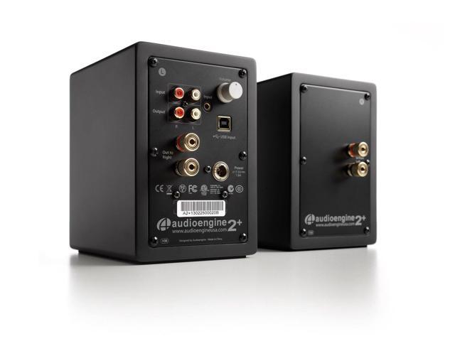 - NEW with Warranty Audioengine A2+ Powered Desktop Speakers Pair Black 