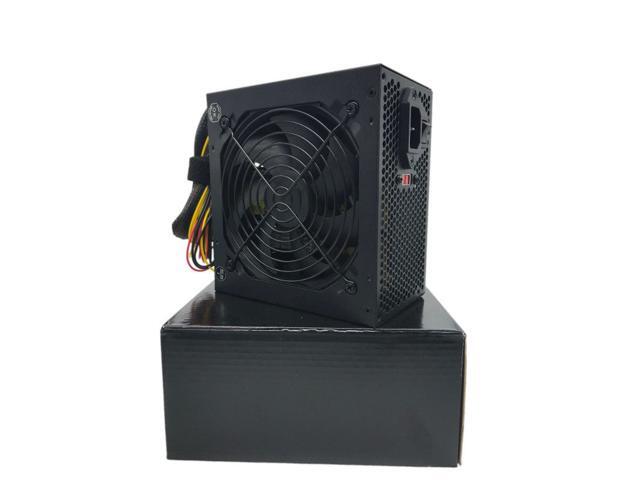 New 680 Watt ATX Power Supply PSU 20//24 Pin SATA Molex PCIE Single 12CM Fan Gold