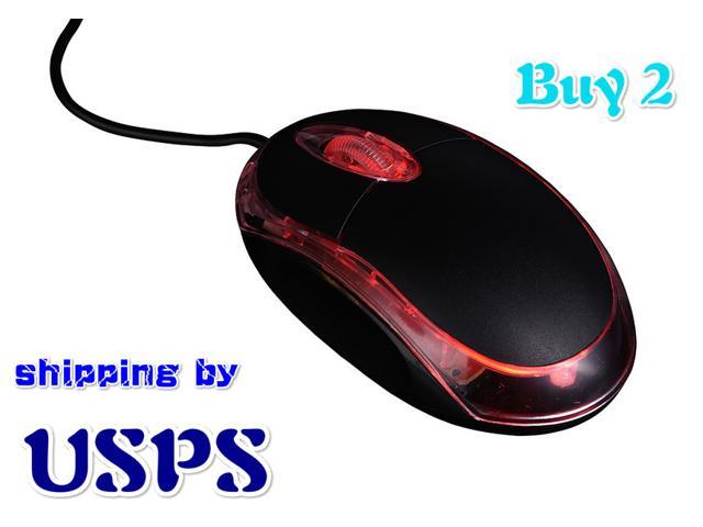 Small 1000 DPI USB 3D Wired Optical Mouse Mice For PC Laptop Computer Notebook 