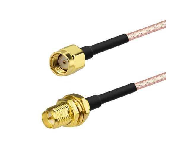SMA male to SMA male crimp RG316 Double shielded cable jumper pigtail 300cm 