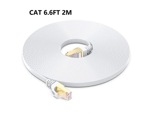 CAOMING Gold Plated Dual Shielded Full Copper LAN Network Cable 15m Length 