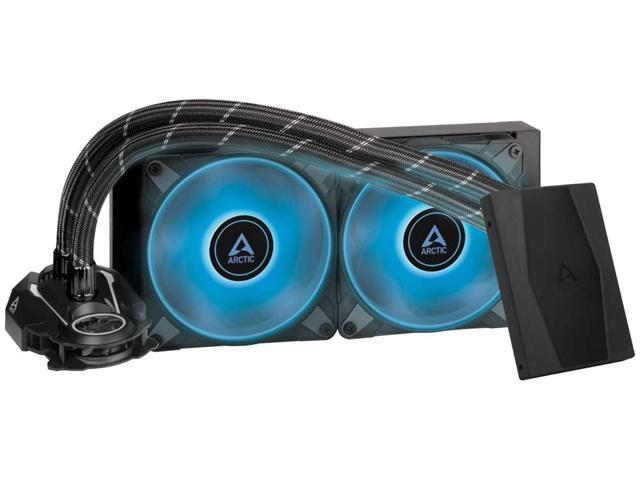 ARCTIC Liquid Freezer II 240 RGB (incl. Controller) - Multi-Compatible All-in-one CPU AIO Water Cooler with RGB, Compatible with Intel & AMD, efficient PWM-Controlled Pump, 200-1800 RPM