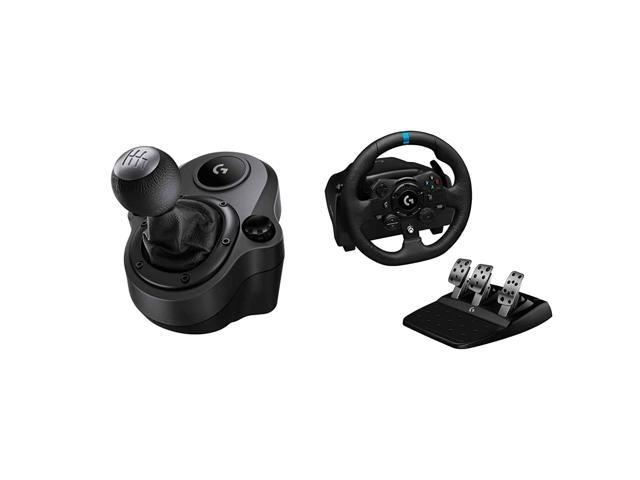 Assimilatie Geven Bulk Logitech G Driving Force Shifter with Logitech G923 Racing Wheel and Pedals  for Xbox X|S, Xbox One and PC and Genuine Leather Wheel Cover - Newegg.com