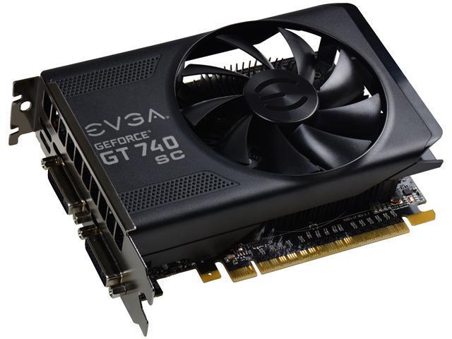 EVGA GeForce GT 740 2GB 02G-P4-3747-KR 128-Bit GDDR5 PCI Express 3.0 x16 Video Graphics Card