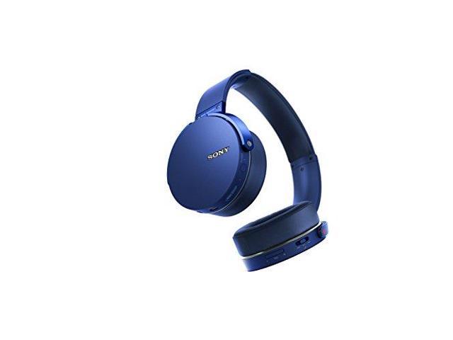 Sony Mdrxb950bt L Extra Bass Bluetooth Headset Blue Newegg Com