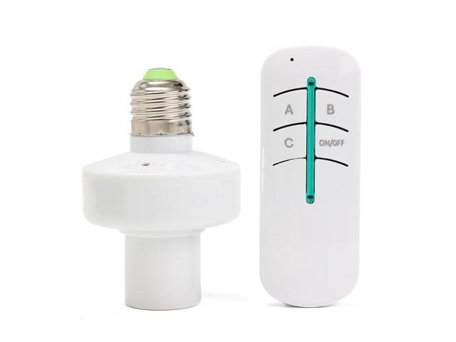 E27 Wireless Remote Control Light Lamp Bulb Holder Cap Socket E27 Wireless Remote Control Light Lamp Bulb Holder Cap Socket Switch Set