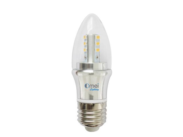 Omailighting Dimmable 60w E26 Medium, Chandelier Light Bulbs Medium Base