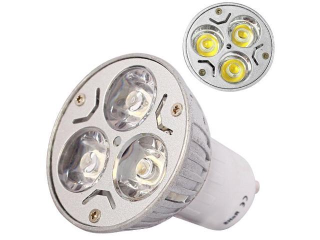 EDISON 6W Led GU10 Bulb 3x2W = 6w, Warm White (Beats 3w and 4w LED GU10 and Fluorescent Energy-Saving GU10 Lamps) - Newegg.com