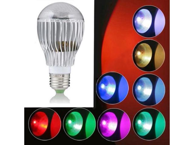 16 Colors Dimmable E27 RGB LED Lamp Light Magic Bulb Changing IR Remote Contro 