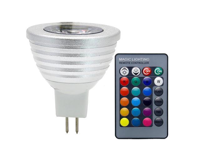 LED Light Bulbs E27 E14 B22 GU10 MR16 RGB Color Changing Dimmable Remote Control