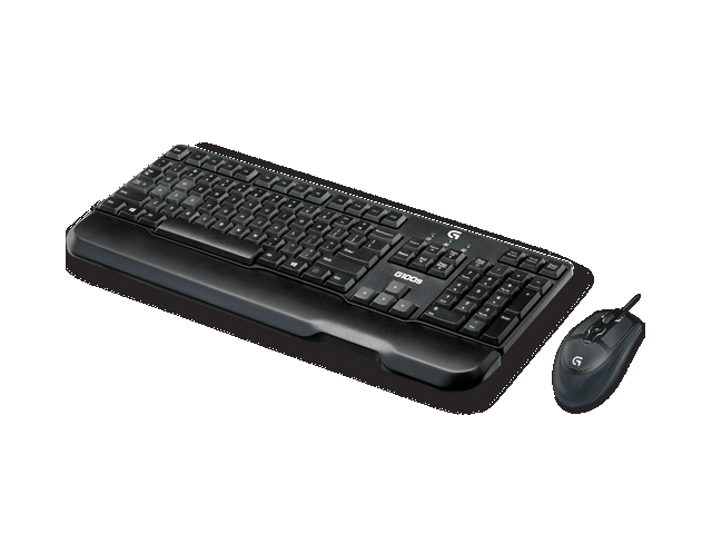 Genuine Logitech G100s Wired Gaming Combo Korean & English Keyboard with Mouse 