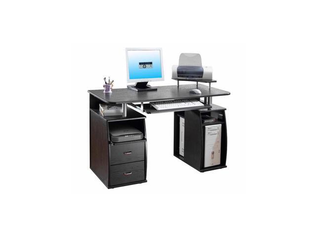 Techni Mobili Rta 8211 Es18 Dual Pedestal Computer Desk Espresso Techni Mobili Rta 8211 Es18 Dual Pedestal Computer Desk Espresso