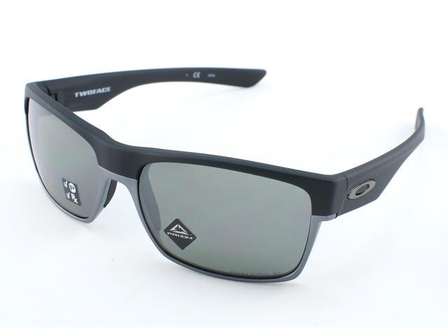 Oakley Two Face Oo91 3860 Sunglasses Matte Black Prizm Black Polar Newegg Com