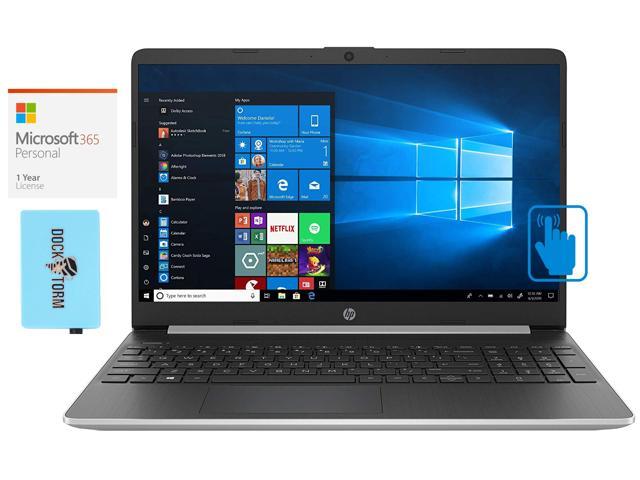 HP 15t 15-dy1771ms-Plus Home and Business Laptop (Intel i7-1065G7 4-Core, 16GB RAM, 512GB PCIe SSD, 15.6" Touch HD (1366x768), Intel Iris Plus, Wifi, Win 10 Pro) with Microsoft 365 Personal , Hub